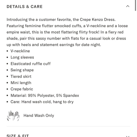 Tuckernuck | Pomander place red crepe Kenzo dress - Picture 8 of 8